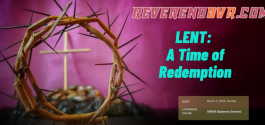 Lent – A Time of Redemption