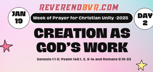 Day 2: Creation as God’s Work