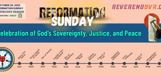 Celebration of God’s Sovereignty, Justice, and Peace.