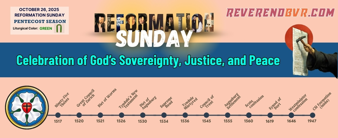 Celebration of God’s Sovereignty, Justice, and Peace.