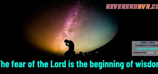 Fear of the Lord is the Beginning of Wisdom