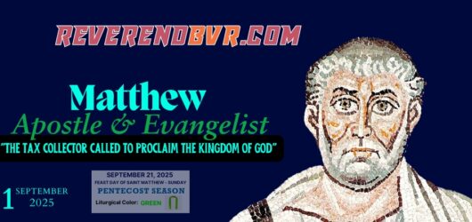 Matthew, Apostle and Evangelist.
