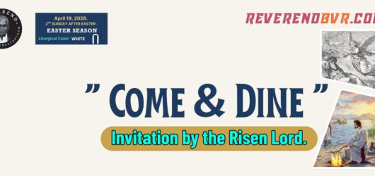 Come and Dine: Invitation by the Risen Lord