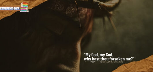 “My God, my God, why have you forsaken me?”(Matthew 27:46; Mark 15:34)