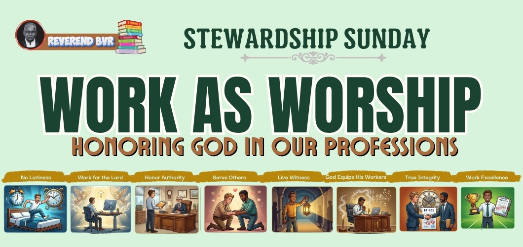 Work as Worship : Honoring God in Our Professions