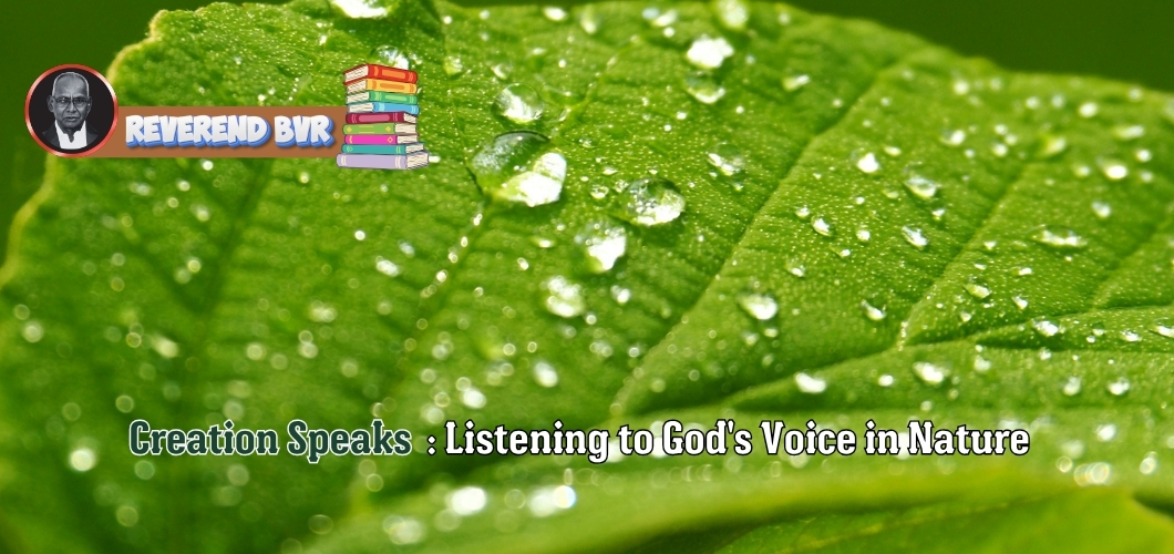 Creation Speaks: Listening to God’s Voice in Nature